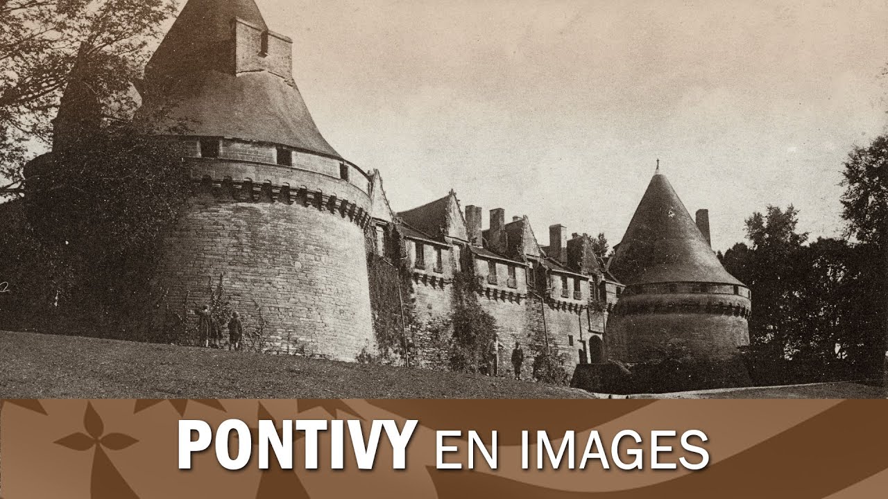 La ville de Pontivy en Bretagne, images du siècle passé