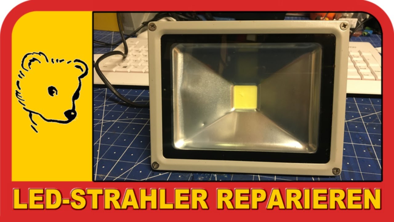 LED Strahler reparieren - Repair LED spotlight