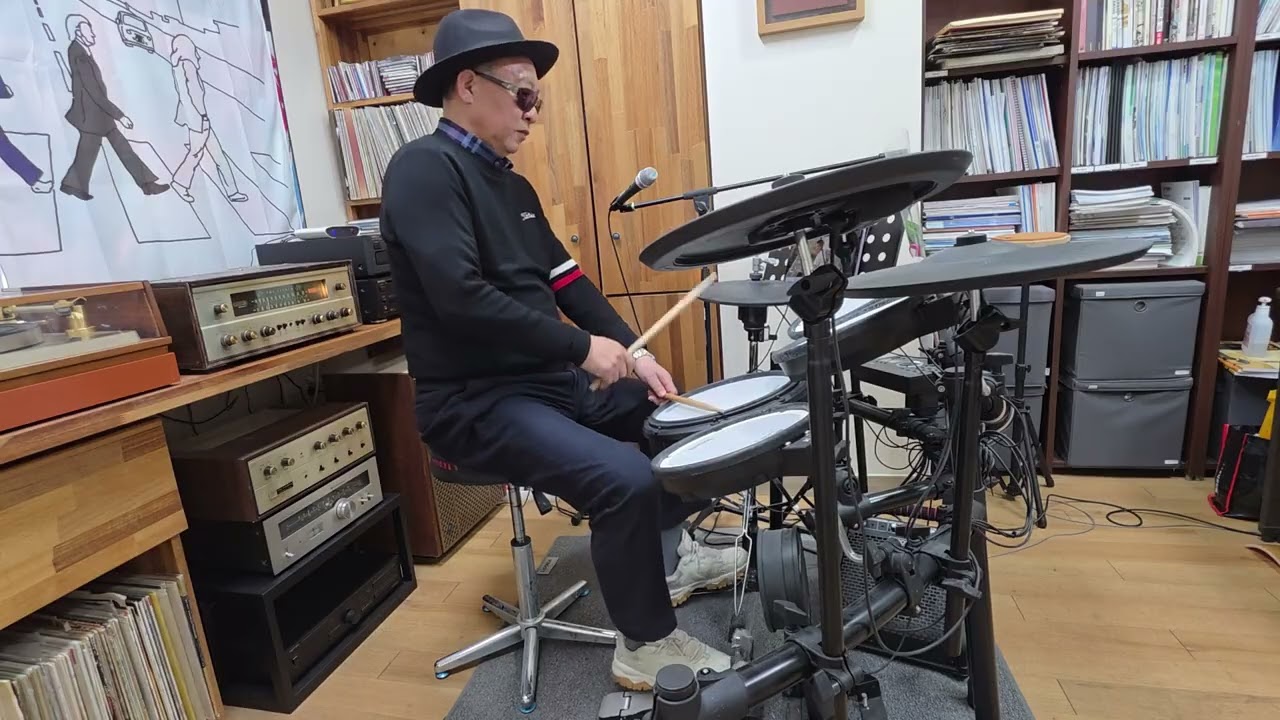 빗물 채은옥 드럼커버
