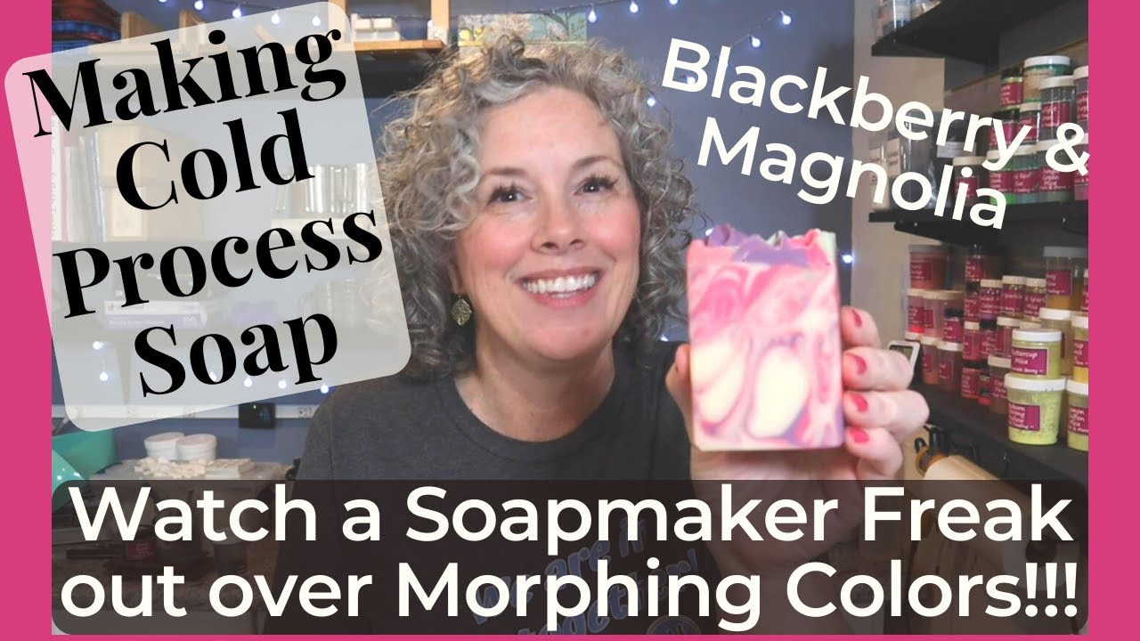 YIKES!! Morphing Colors in Cold Process Soap - Don't Freak Out Like I did!