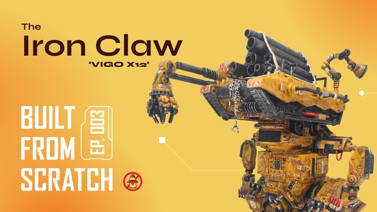 Full Scratchbuilt Construction Mech – X12 VIGO – The Iron Claw | Full building process