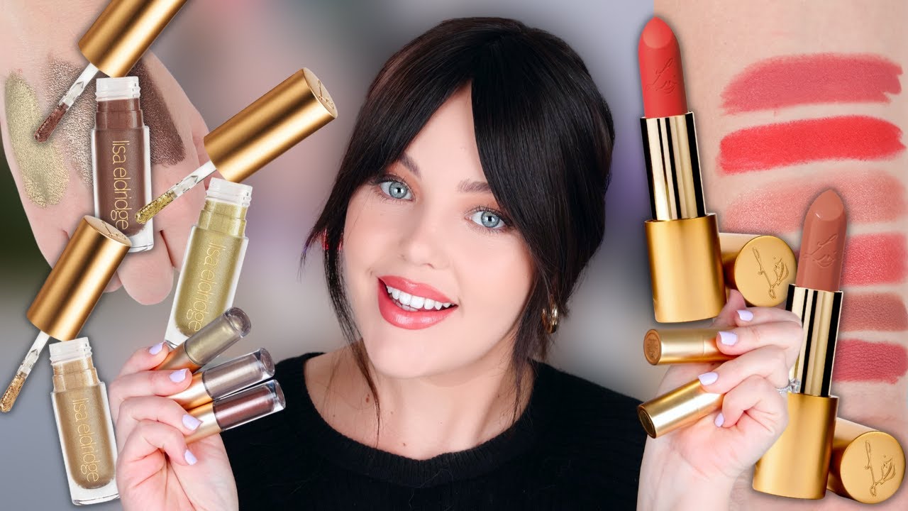 New Lisa Eldridge Liquid Lurex Eyeshadow Shades & Trying New To Me Lipstick Shades!