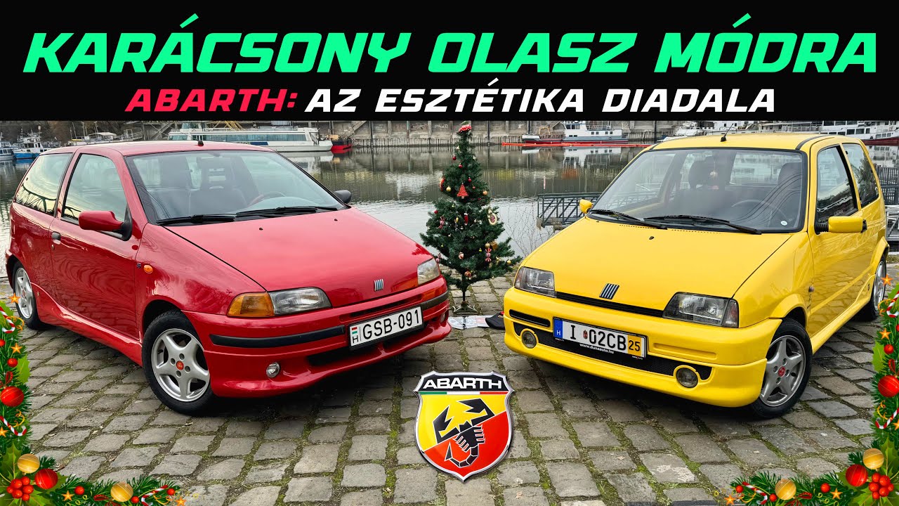 FIAT PUNTO & CINQUECENTO SPORTING ABARTH: díszes olaszok a karácsonyfa alá