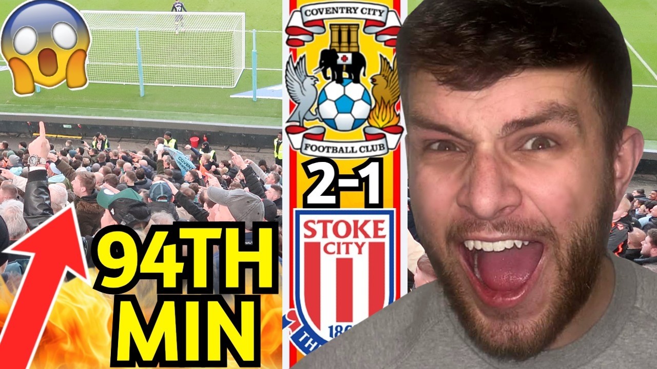 94TH MINUTE WINNER AS COVENTRY CLOSE IN ON PROMOTION!!