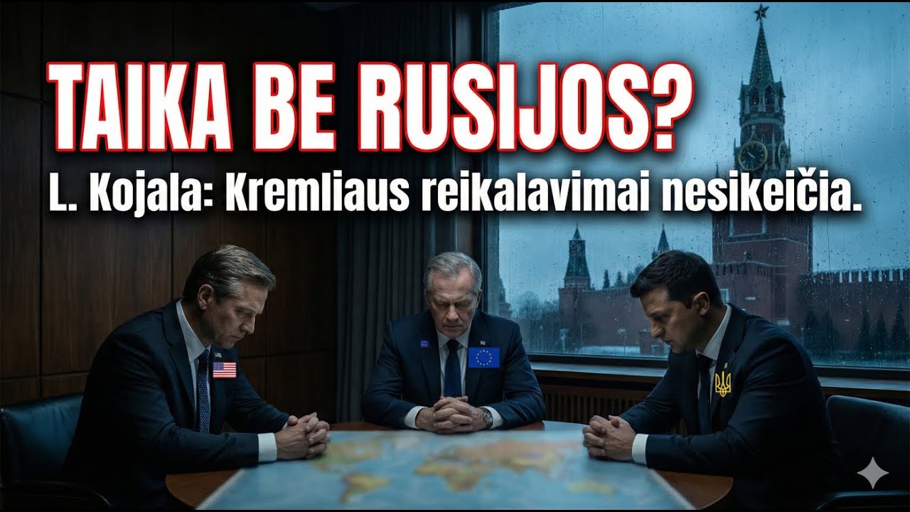 Derybos dėl karo Ukrainoje. Linas Kojala &ndash; apie Ukrainos saugumo garantijas ir raudonas linijas