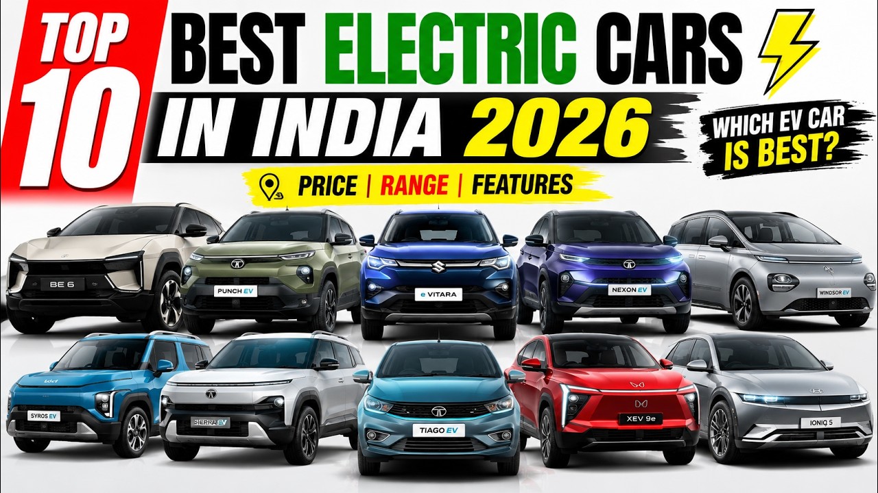 Top 10 Best Electric Cars in India 2026 ⚡ | Which EV Car is Best in India 2026? | Best EV Cars