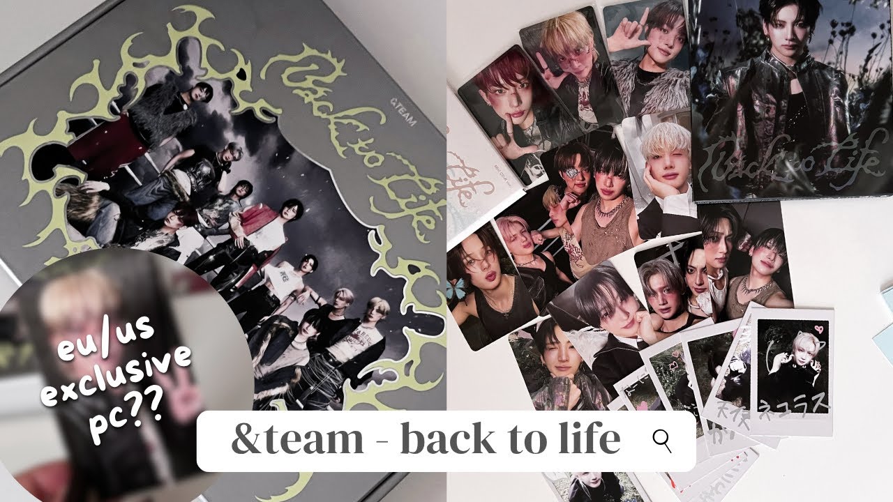 【 LUNÉ VLOG 】unboxing &team's back to life albums (+ europe/usa exclusive pob??)