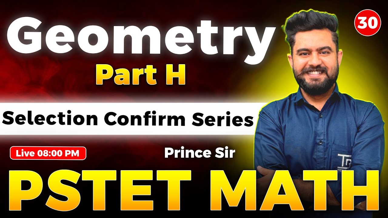 📘 PSTET Math Geometry Part H 