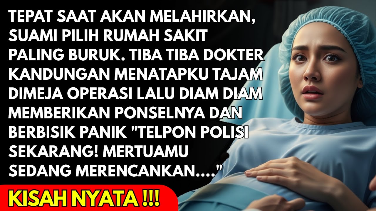 SAAT MAU MELAHIRKAN TIBA TIBA DOKTER KANDUNGAN SODORKAN HP PADAKAU DAN BERKATA 