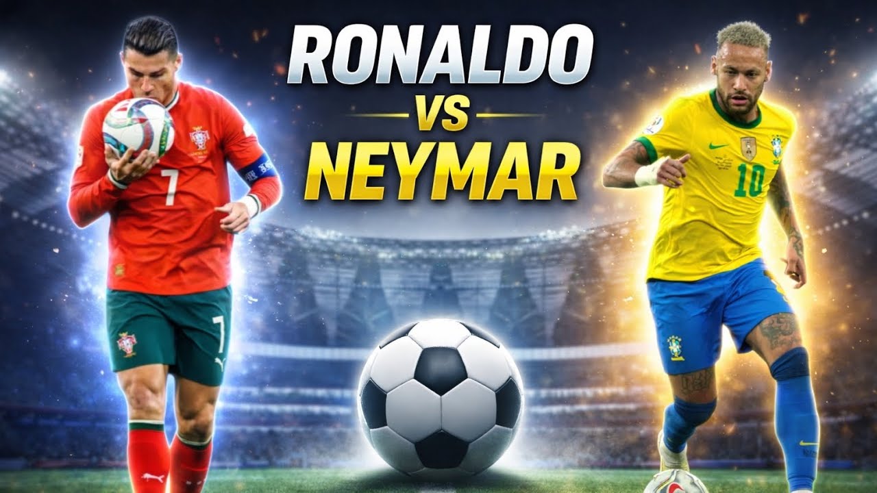 RONALDO VS NEYMAR ।। LEGEND BATTLE 😱