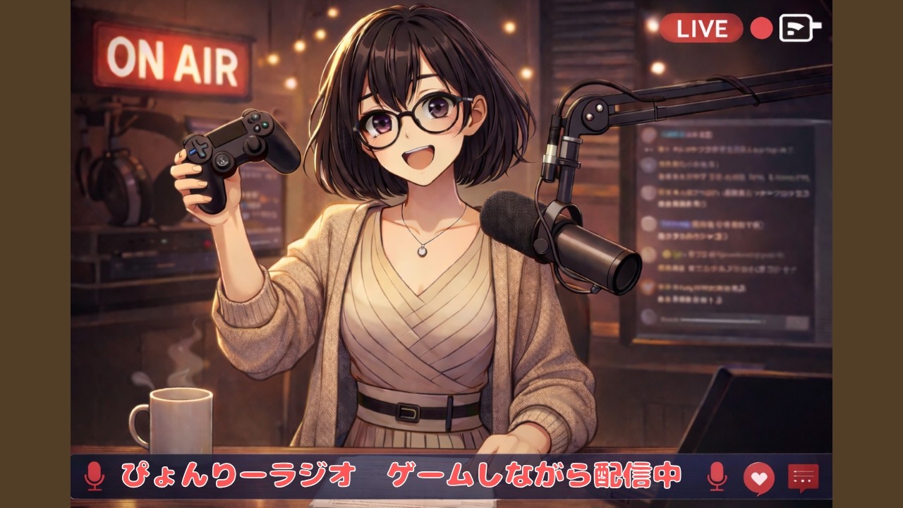 ぴょんりーラジオ ゲームしながら雑談配信 #18