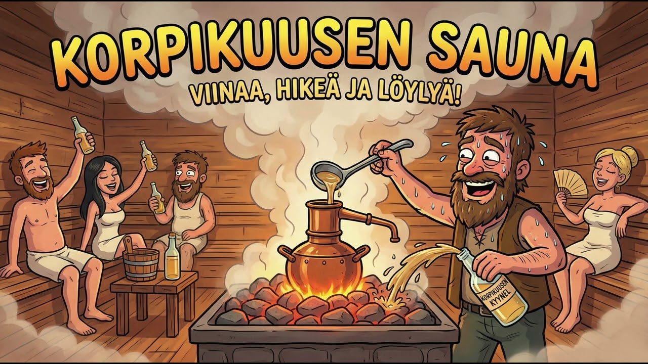KORPIKUUSEN SAUNA 🎻🔥 // KAAOTTINEN SAUNA FOLK PUNK (Official Audio)