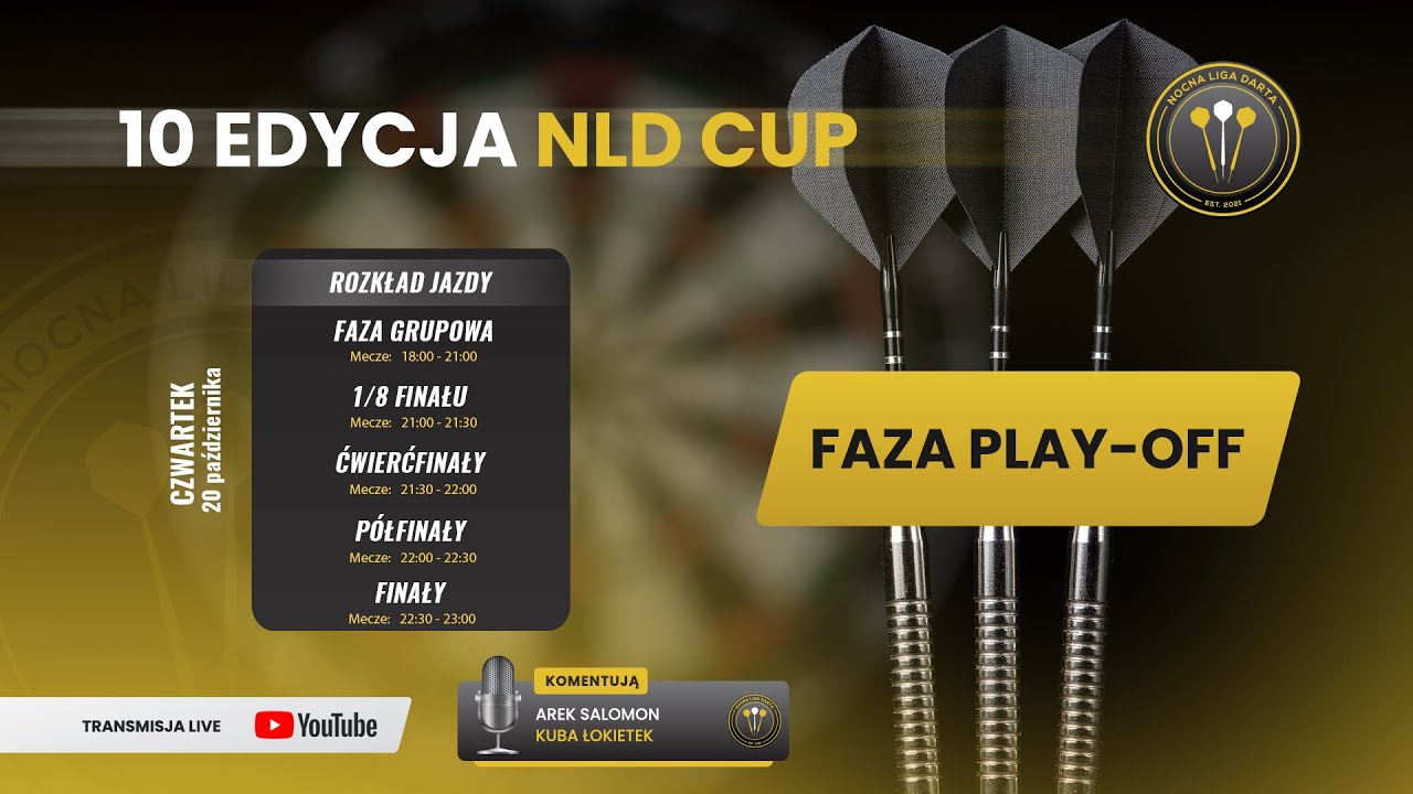 🔴 LIVE: 🔟 EDYCJA NLD CUP (faza play-off) 🎯