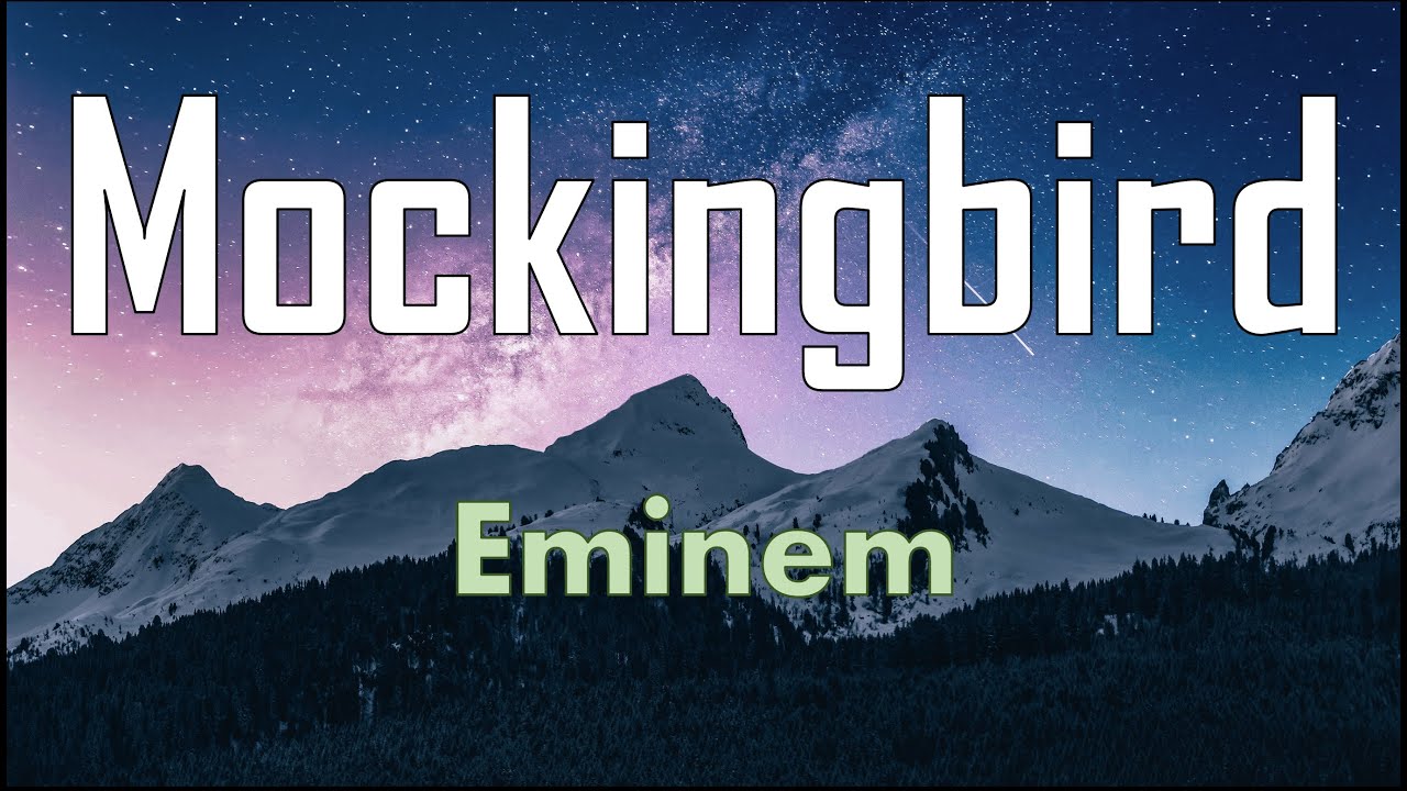 Eminem - Mockingbird (Lyric Video) Full HD #music #song #lyrics #eminem