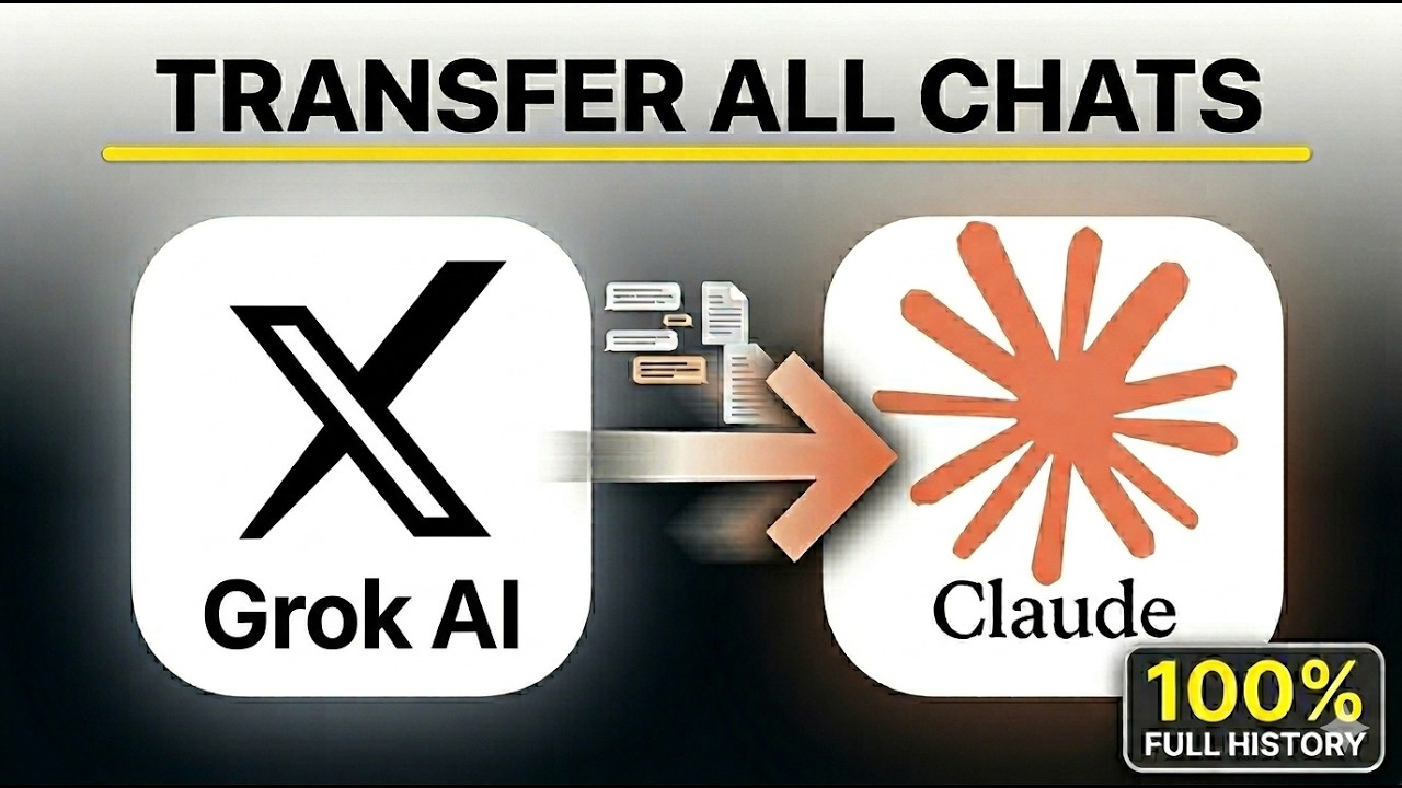 How to Transfer All Chats From Grok Ai to Claude in 1 Minute (2026)