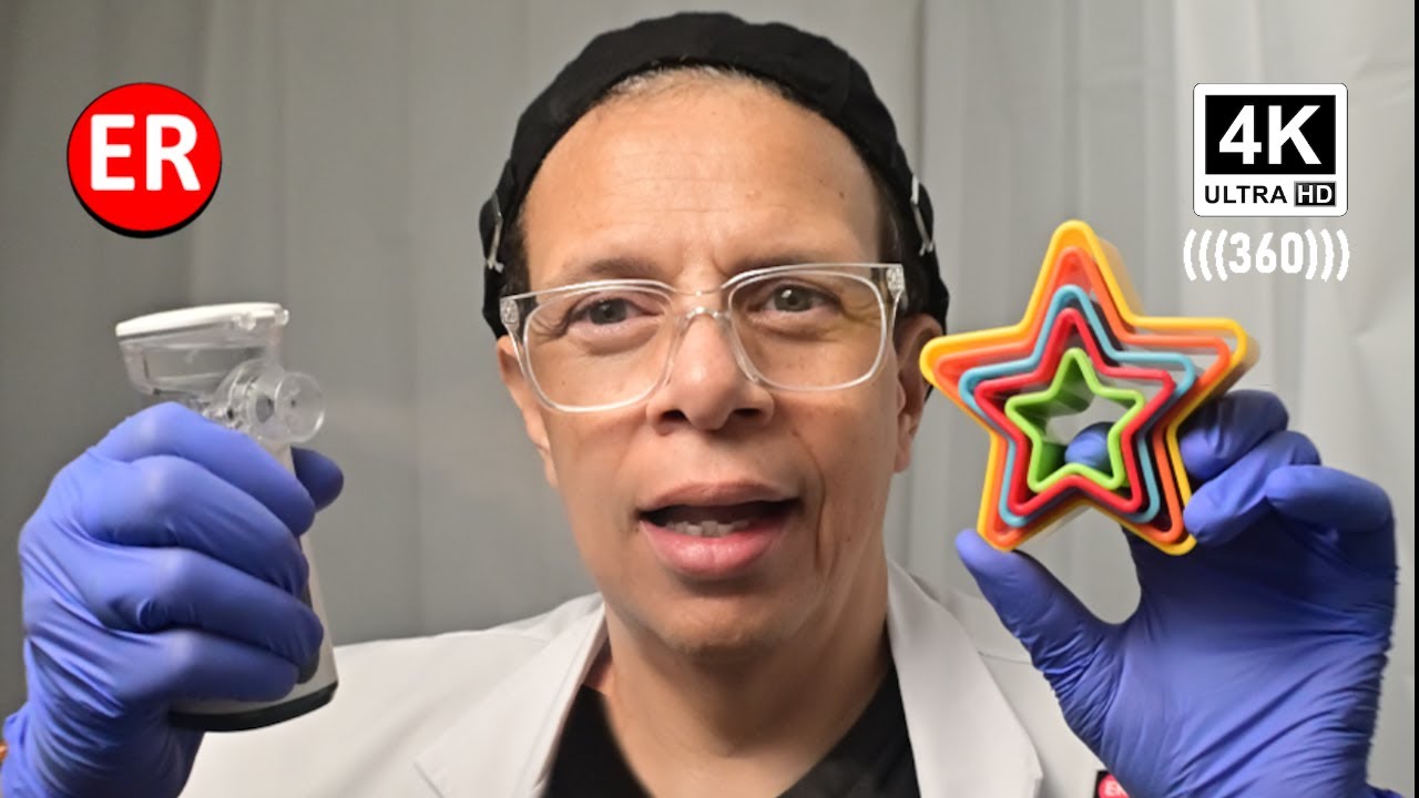 🥼🩺 1 hr. | Cranial Nerve Exam is like | ASMR