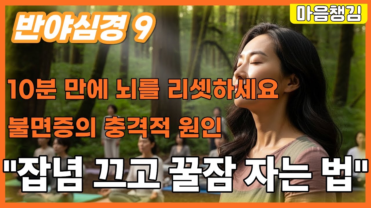 불면증 완전 사라집니다ㅣ잡념 끄고 꿀잠 자는 법ㅣ잠시만 들어 보세요ㅣ불면증의 충격적 원인ㅣ이야기로 풀어보는 반야심경ㅣ공감사연ㅣ심리치료ㅣ마음챙김ㅣ오디오북 ㅣ치유 롱폼