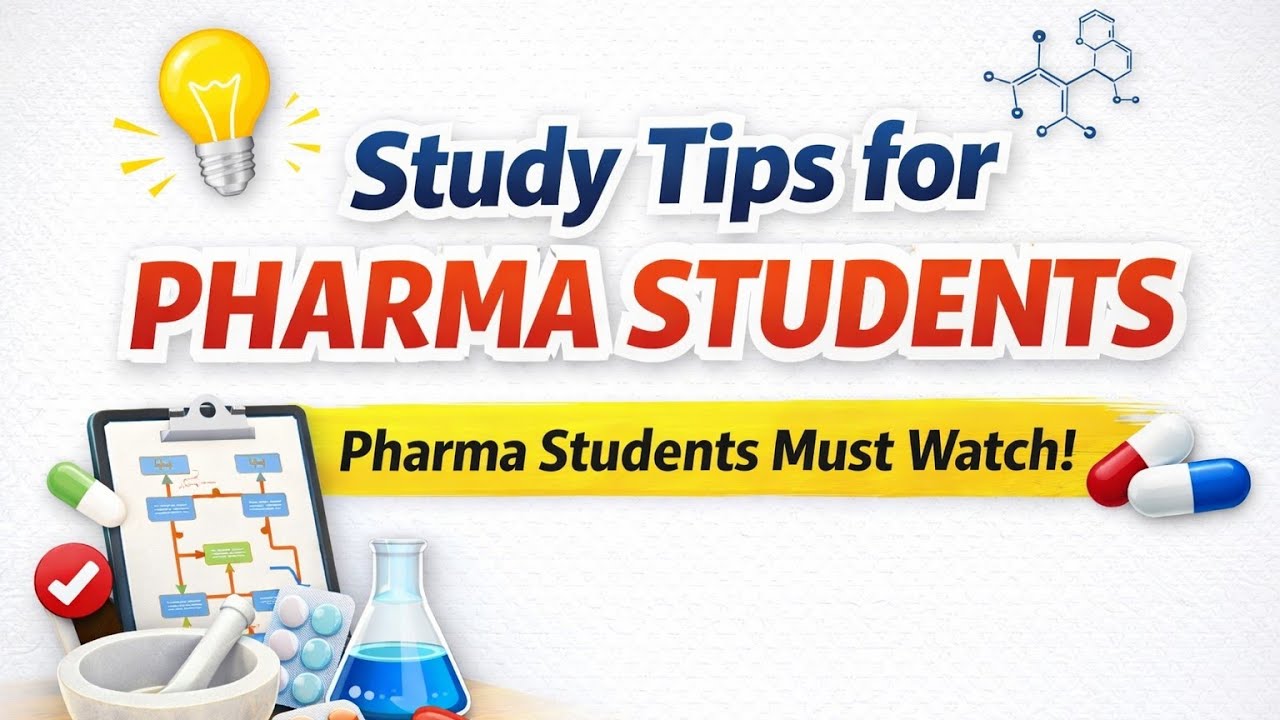 🔥 Best Study Tips for Pharmacy Students | B.Pharm & GPAT Preparation