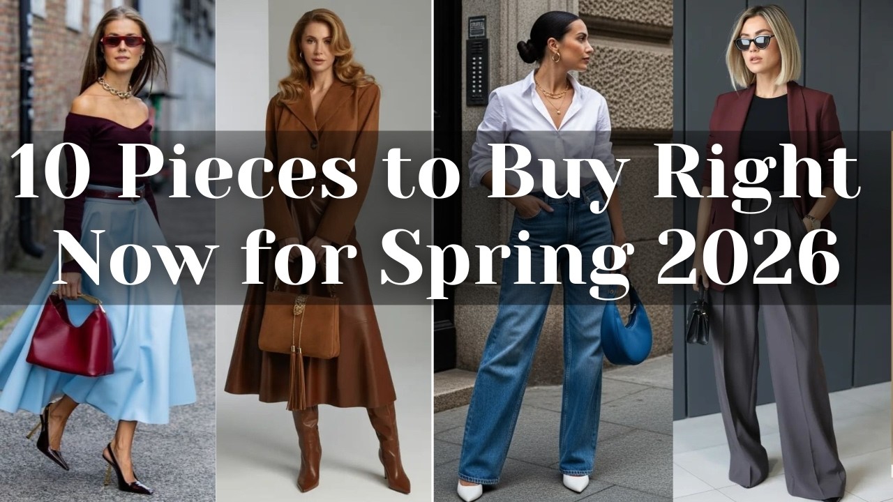 10 Fashion Essentials to Buy Right Now for Spring 2026.