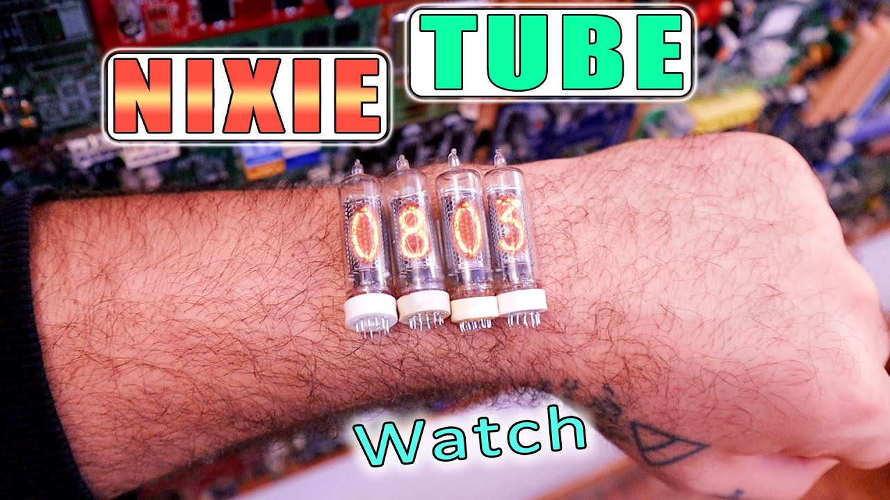 Tiny Nixie Tubes - Control | Drivers | High Voltage | Circuit | Watch