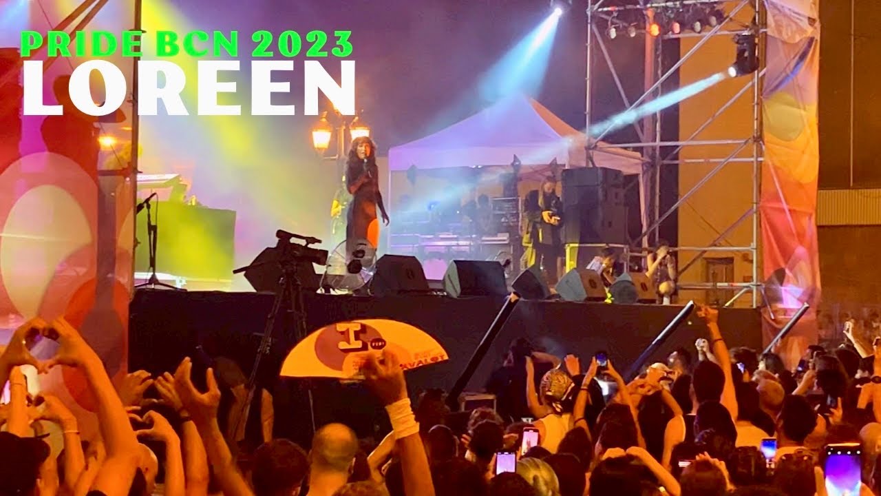 LOREEN, a two-time Eurovision Champion performs at Pride Barcelona Concert 2023