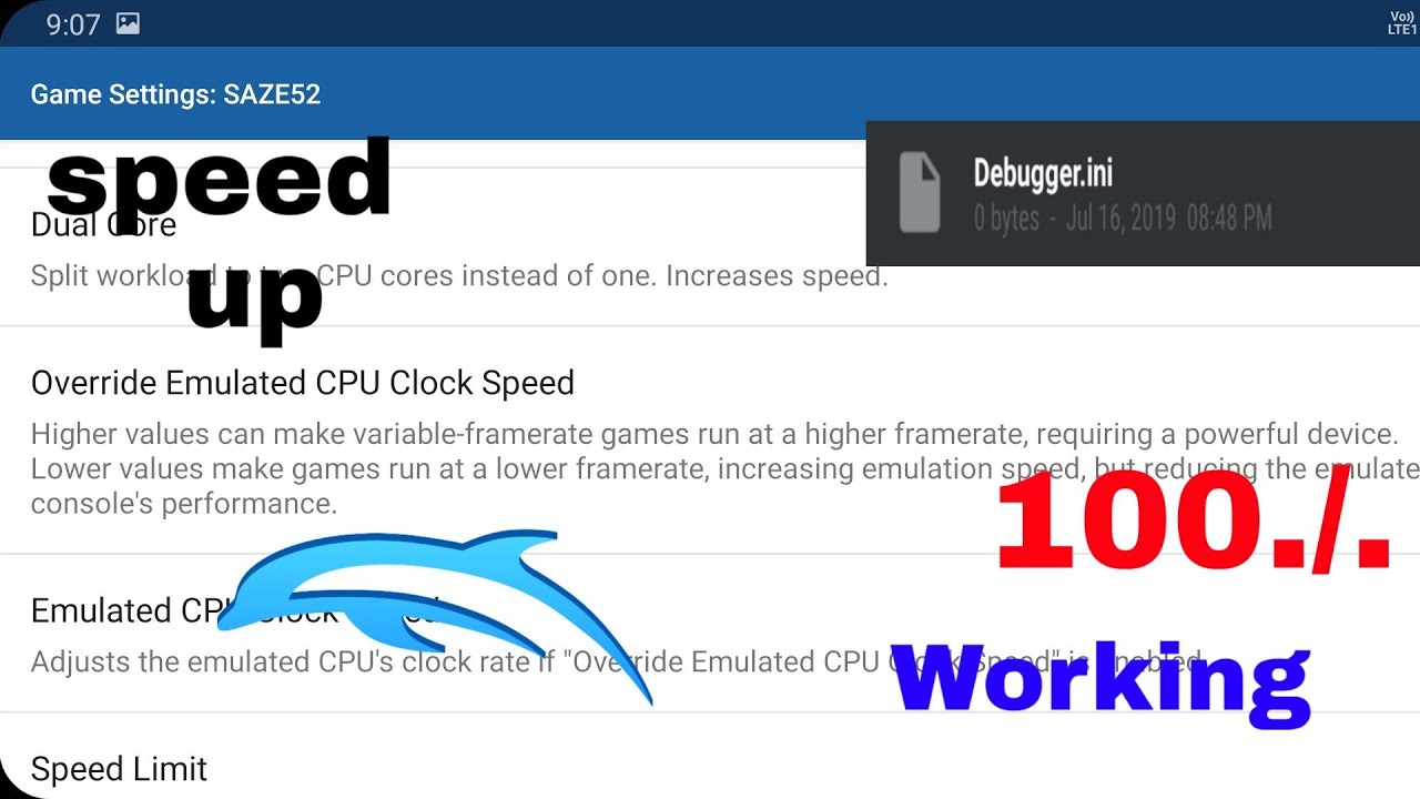 How to speed up dolphin emulator any game no lag no crash sound