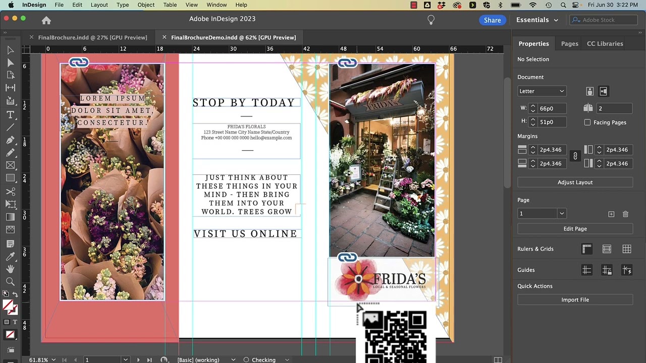 Adding QR codes within InDesign