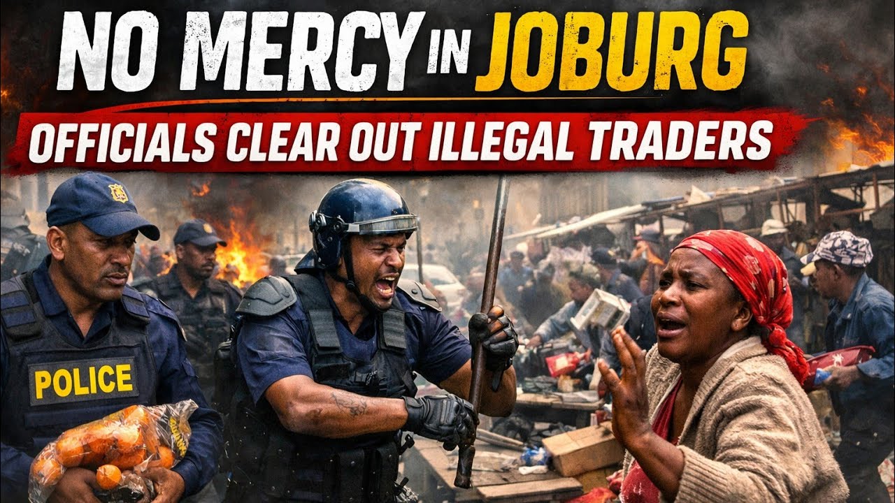 Joburg Crackdown! Illegal Traders Forced Off the Streets