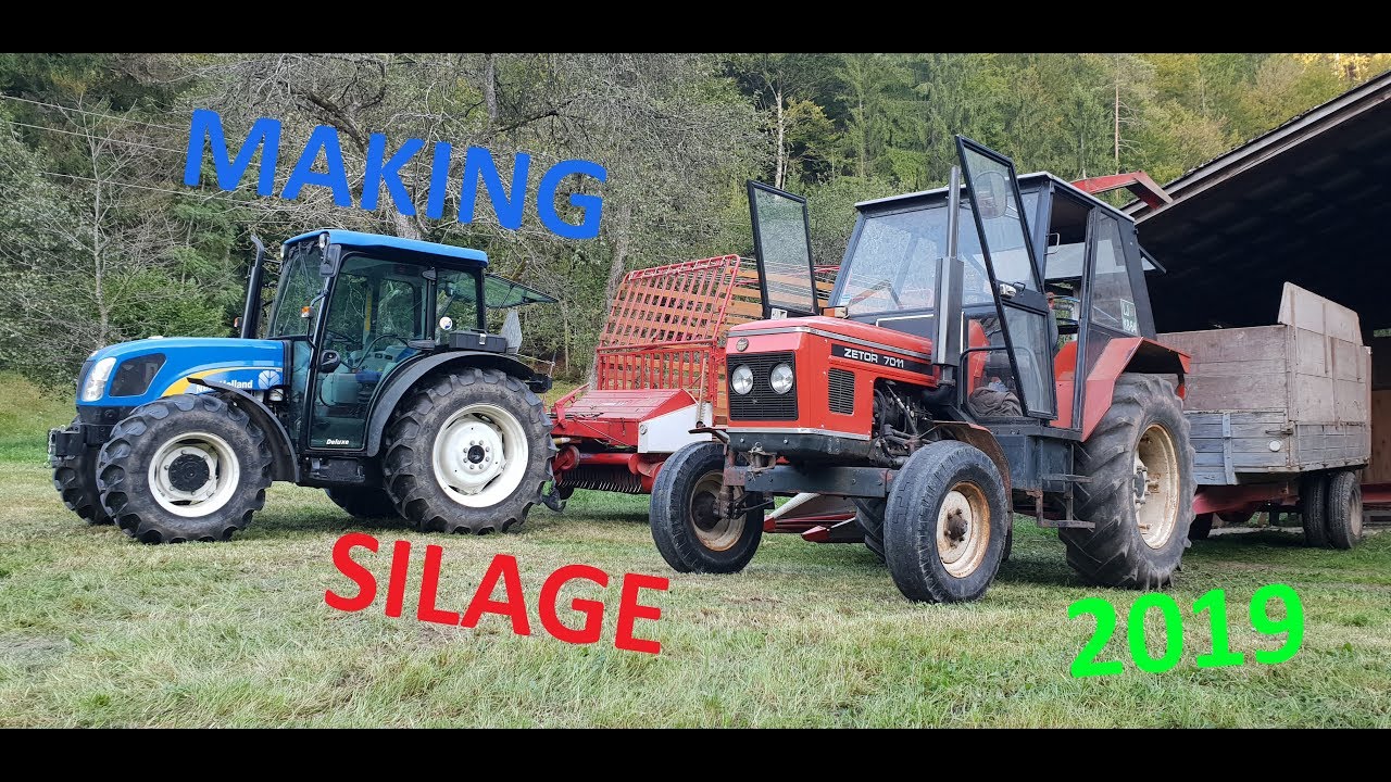 Silage 2019 [New Holland T4030 & Zetor 7011/2511]
