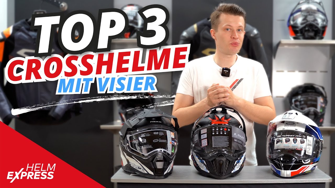 TOP 3 CROSSHELME mit Visier - diese Helme vereinbaren Sicherheit & Komfort ❌  @HelmexpressTV