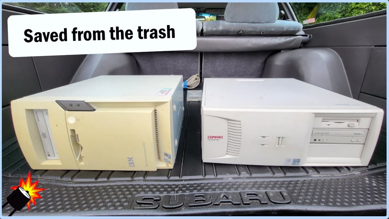 Saved from the trash | Two old PC's get a new life