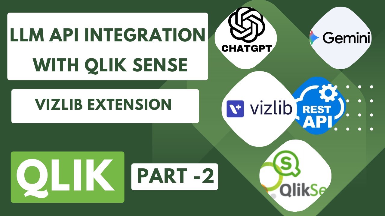 Интеграция API LLM в Qlik Sense с использованием расширения Vizlib — Часть 2 #vizlib #openai #gem...