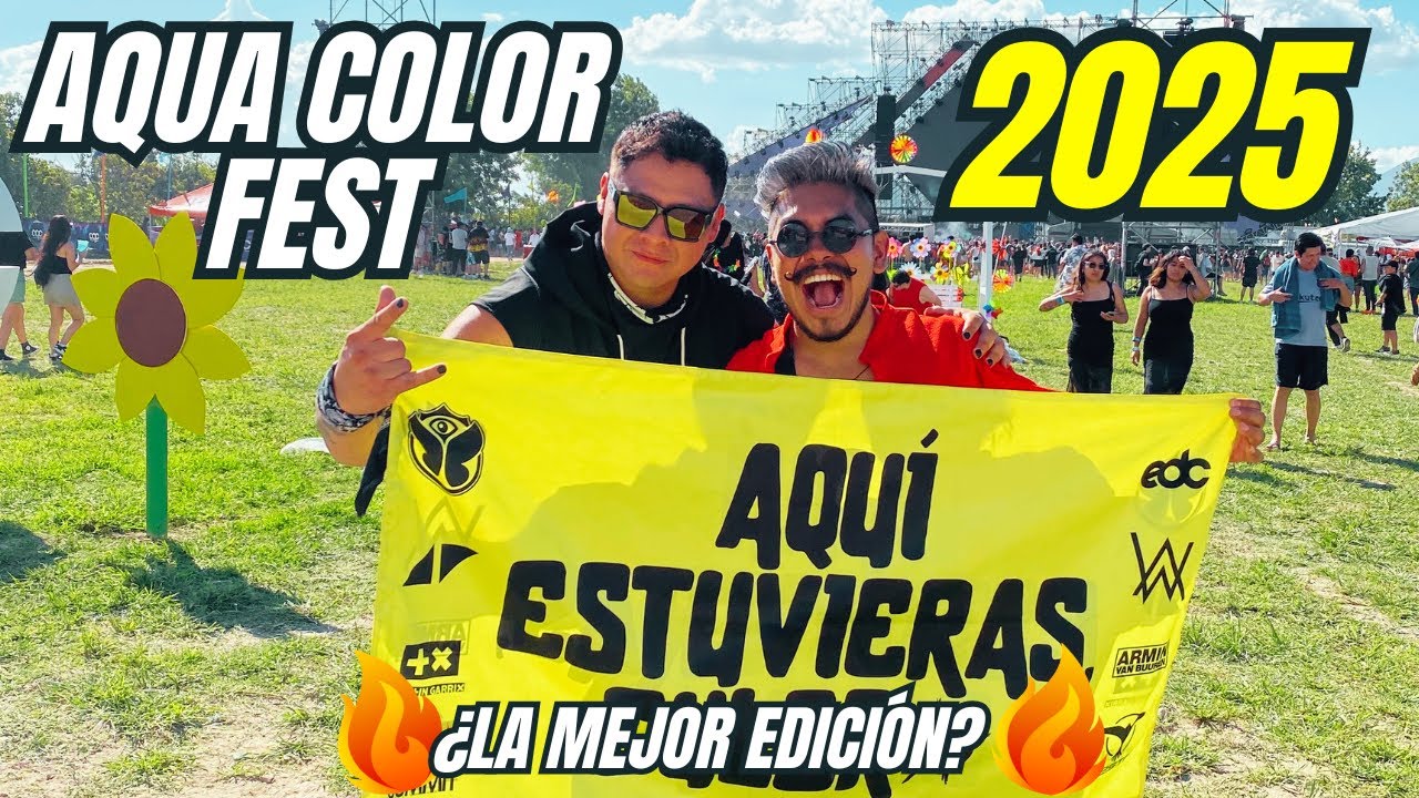 AQUA COLOR FEST 2025 SEPTIMA EDICIÓN 🔥 JAMES ASTRAL 💫