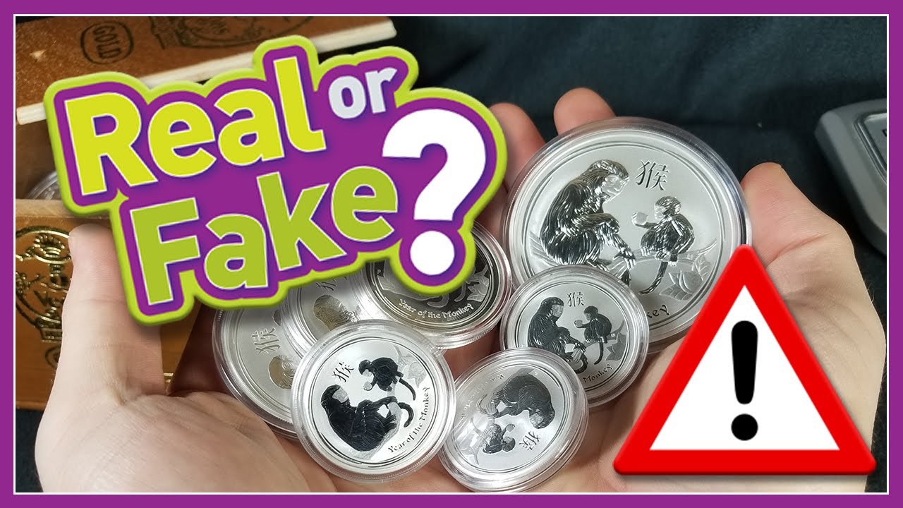 FAKE SILVER COINS! A Chinese counterfeit Lunar Coin in my stack!