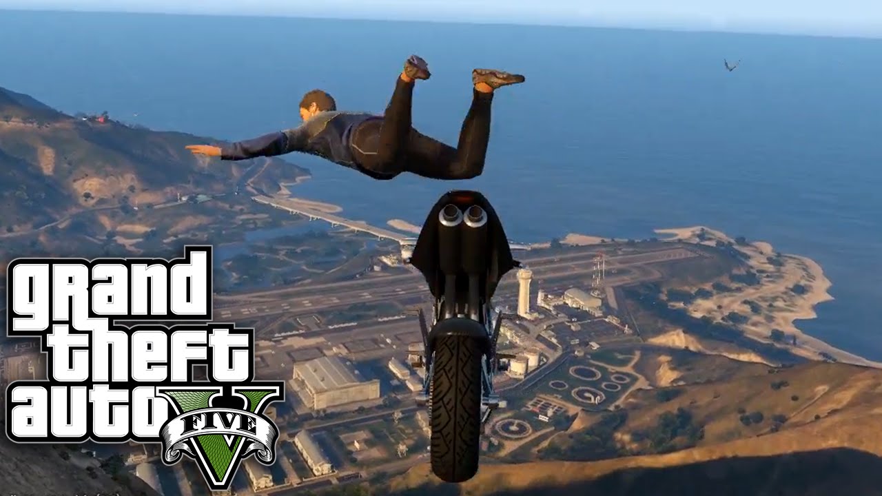 GTA 5 SP #11 - Life of... A Base Jumper