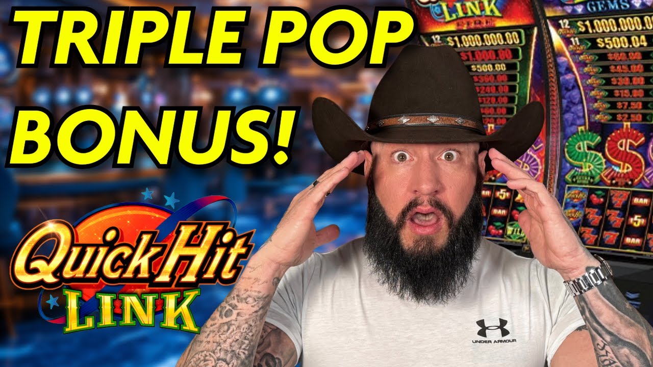 Trying for all three bonuses and this happened! 🎰 Quick Hit Link!