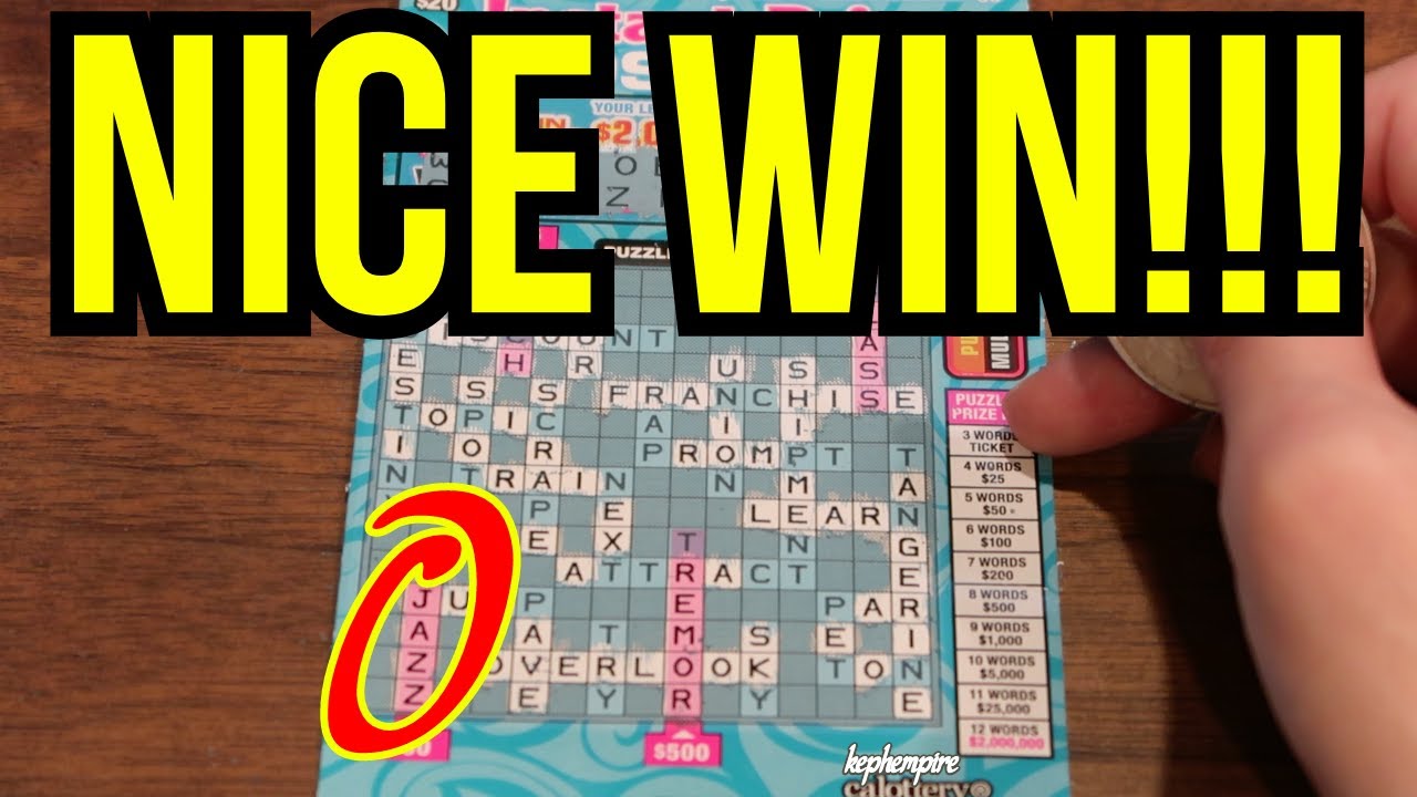 WON AND BEAT ODDS FINALLY!!! $20 Lottery Scratchers - Instant Prize Crossword Scratch Tickets