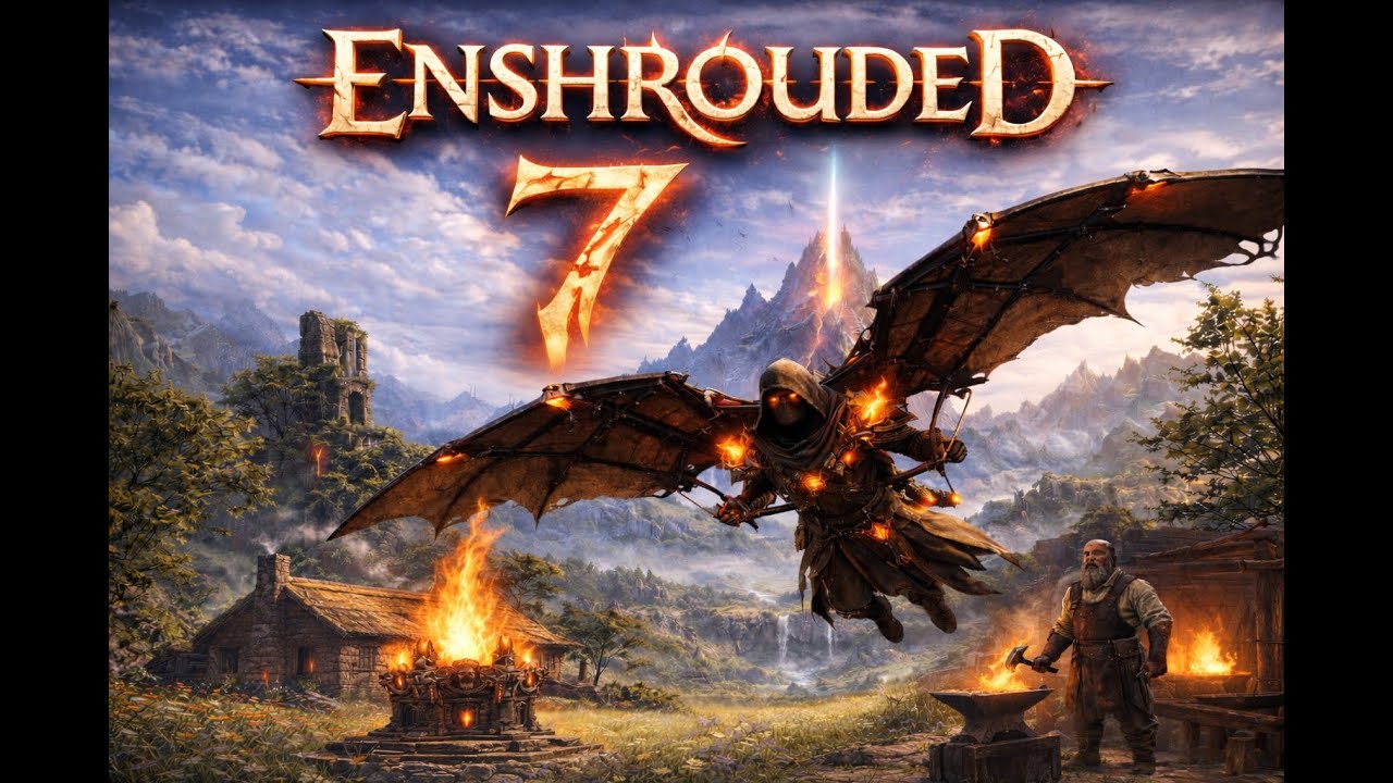 Enshrouded (Uncut Lets Play) #07🧙Mit dem Gleiter geht es weiter🪽