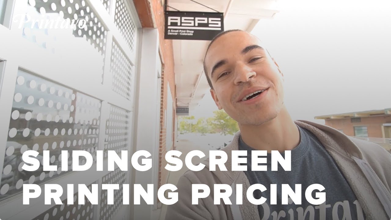 A Small Print Shop Tour | Sliding Screen Printing Pricing