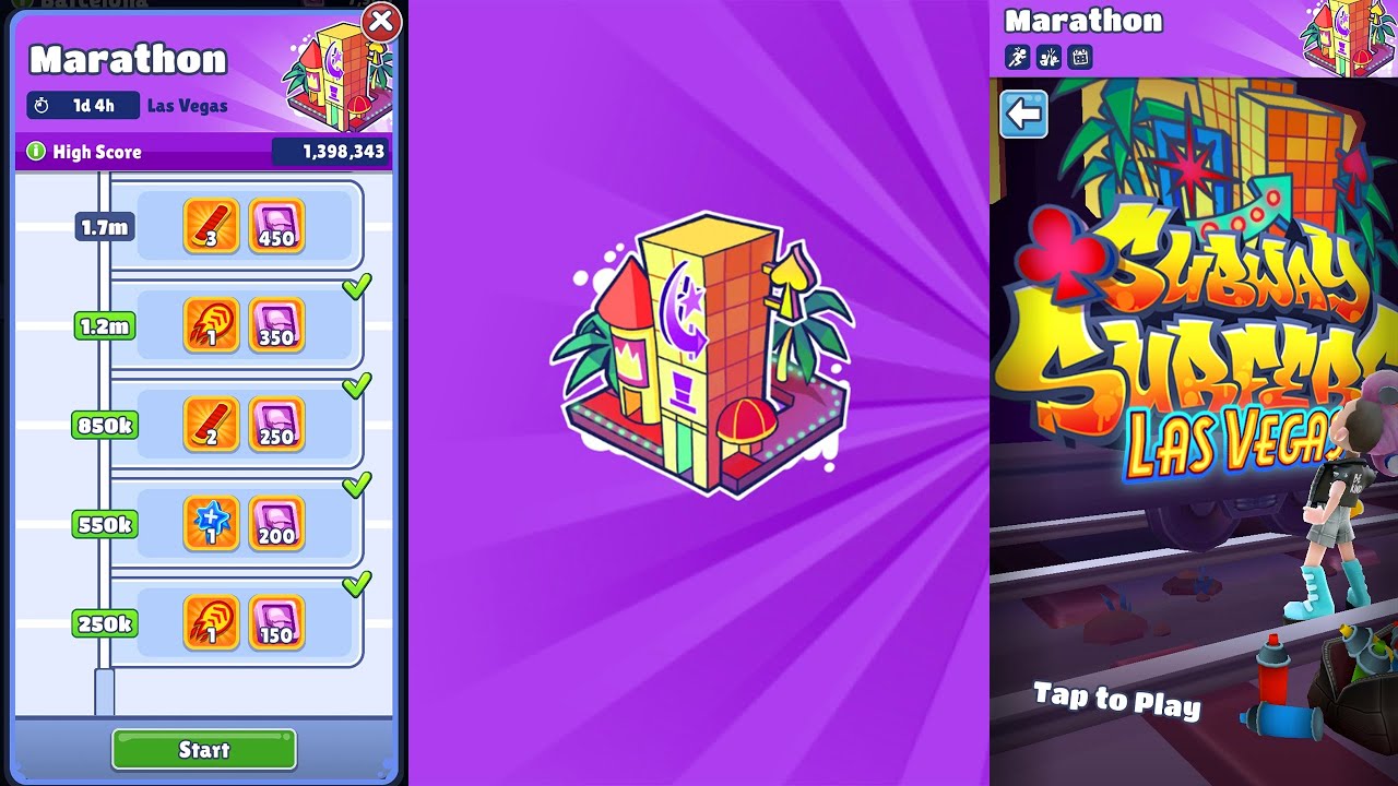 Subway Surfers NEW Marathon LAS VEGAS 2021 : CLEO FULL GAMEPLAY