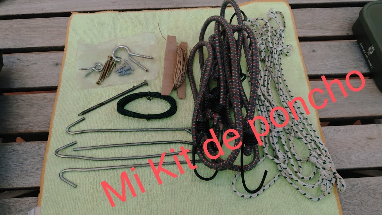 Mi Kit de poncho,,,,,y algo más.