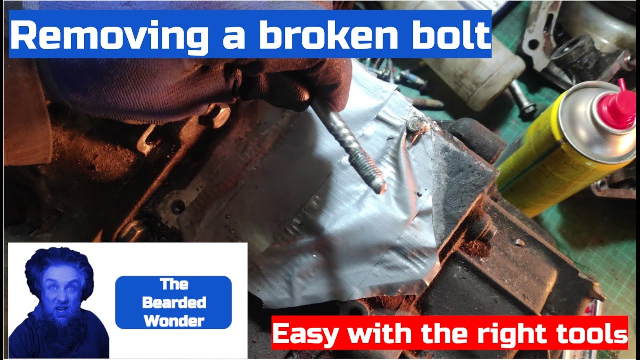 Broken bolt removal - Getting a snapped bolt out of aluminium using an extractor tool