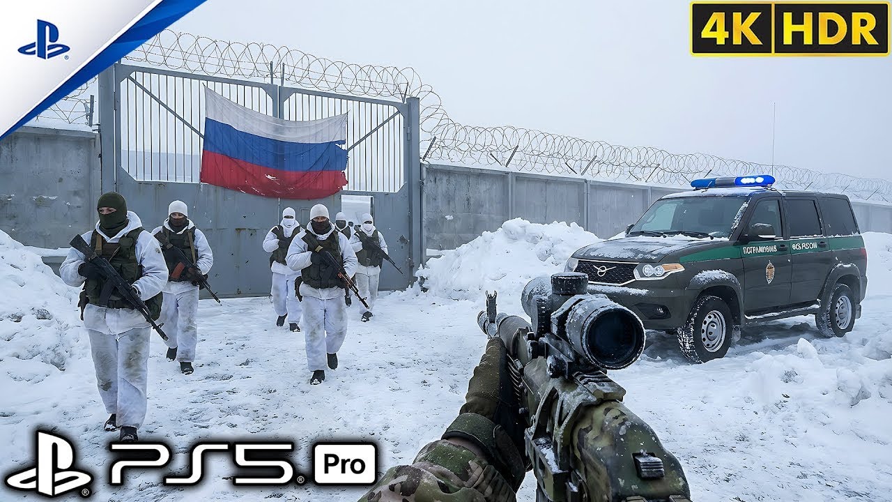 (PS5) Infiltrating Most Secure Russian Secret Base | Ultra-Realistic Call of Duty Gameplay 4K UHD