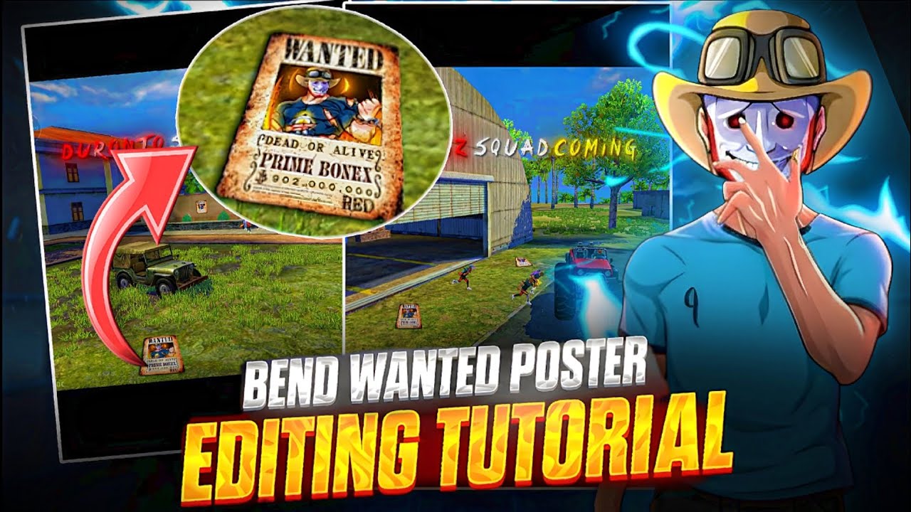 BEND WANTED🍷POSTER EDITING TUTORIAL💀HOW TO MAKE🚩BEND WANTED POSTER LIKE 