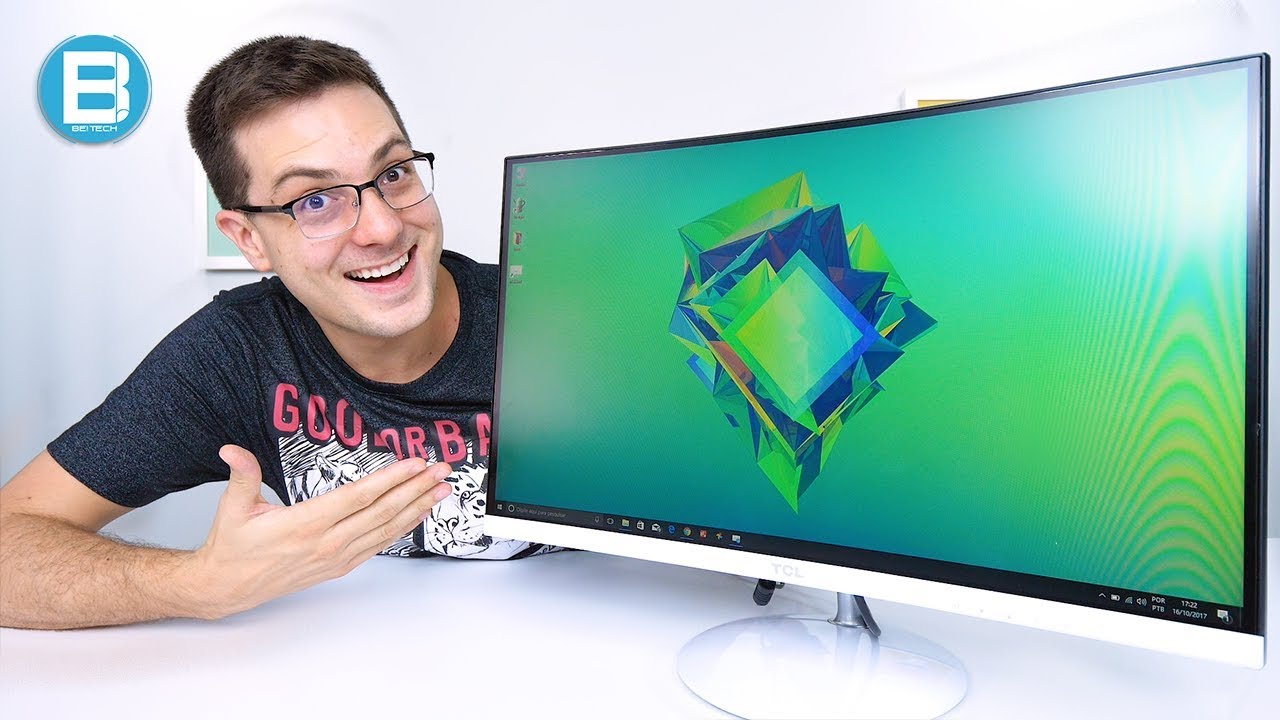 MONITOR CURVO por MENOS de 168 dólares!! Ele pode te SURPREENDER!!!