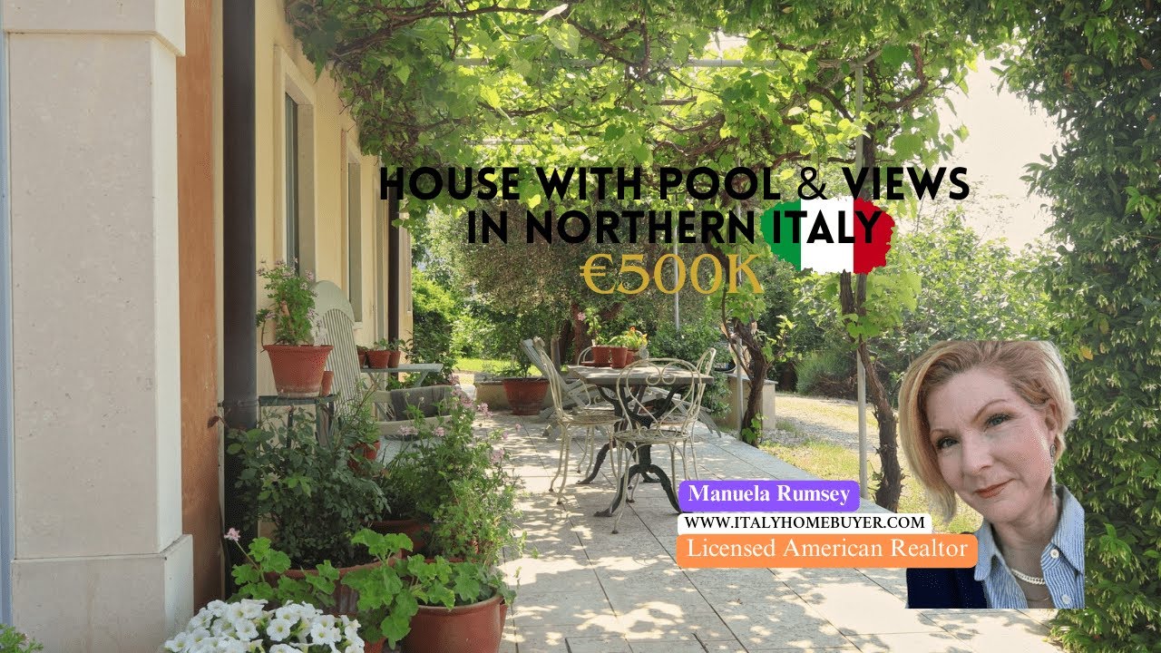 House with Pool & Views in Northern Italy