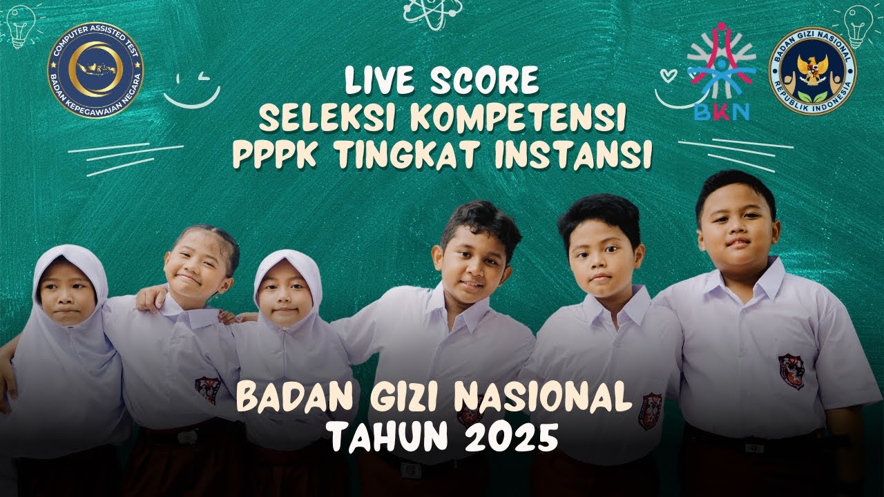 LIVE SCORE SELKOM PPPK TINGKAT INSTANSI BGN - 16 DESEMBER 2025 - BKN PUSAT