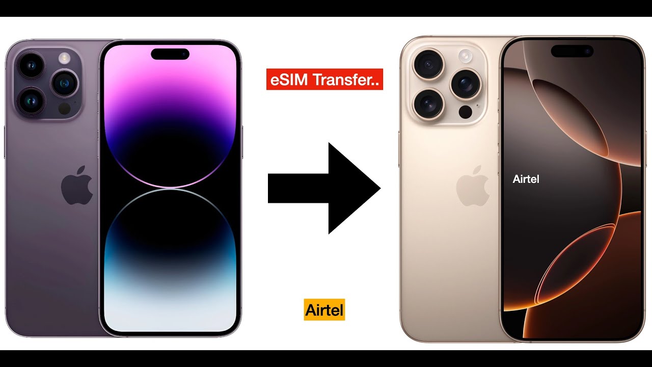 Airtel Esim transfer (Outside India)