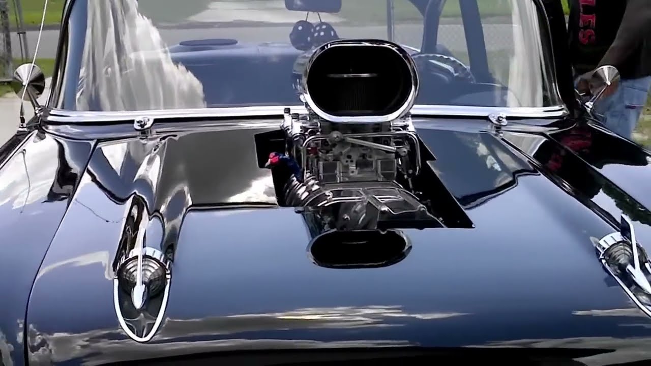 1000 HORSEPOWER 57 CHEVY BURNOUT.
