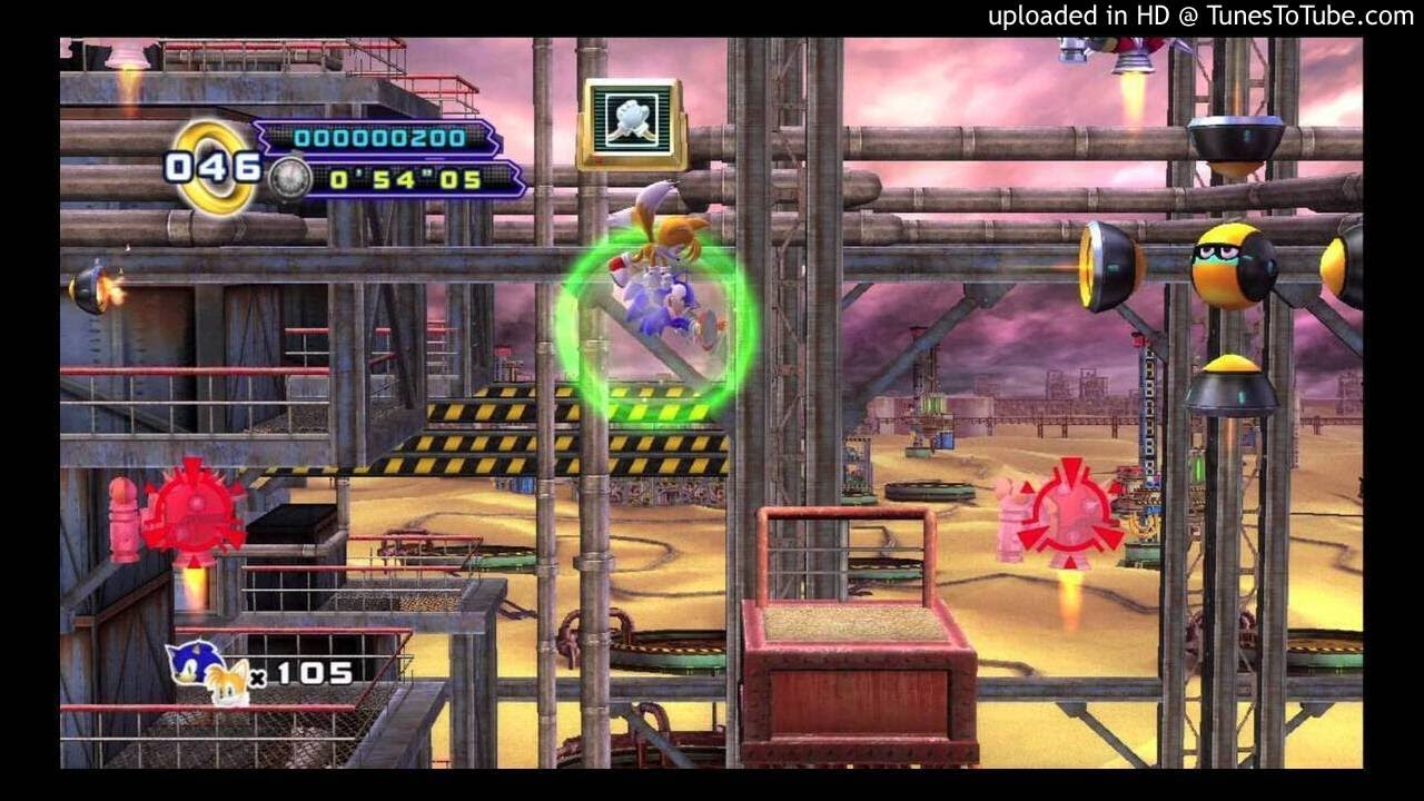 Oil Desert Zone Act 3 Sonic CD Remix